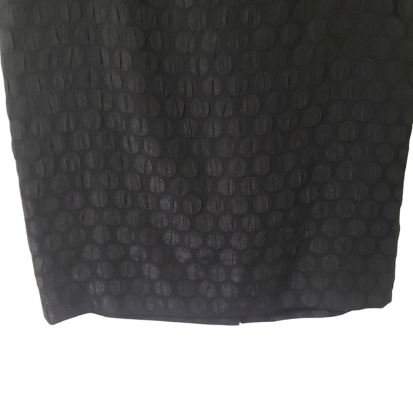 Anthropologie Maeve Black Polka Dot Pencil Skirt Sz 10 Whimsigoth Fairy Grunge - Picture 3 of 13